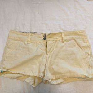 Like New Yellow BKE Shorts